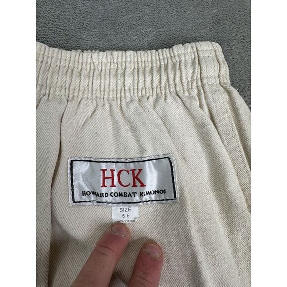 Howard Combat Kimonos Pants Martial Arts BJJ Size 5.5 Beige - Picture 6 of 11